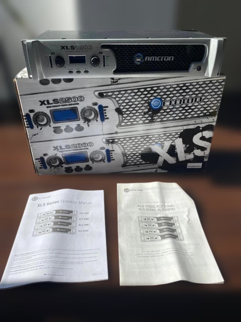 AMCRON XLS1000 パワーアンプ本体 - 日本版