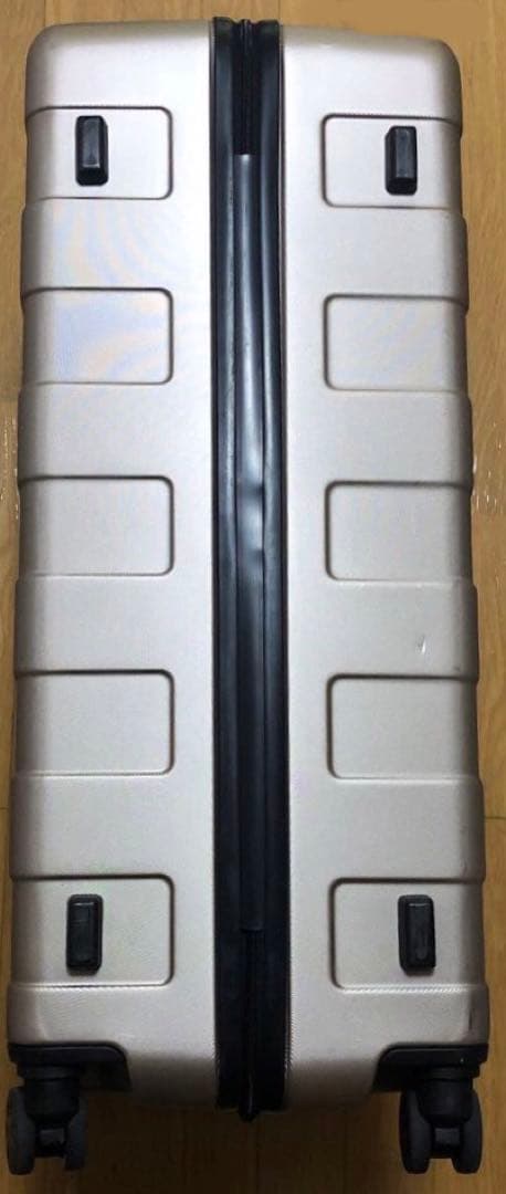 無印良品　キャリーケース 大型　88L ベージュ　スーツケースカバー付き