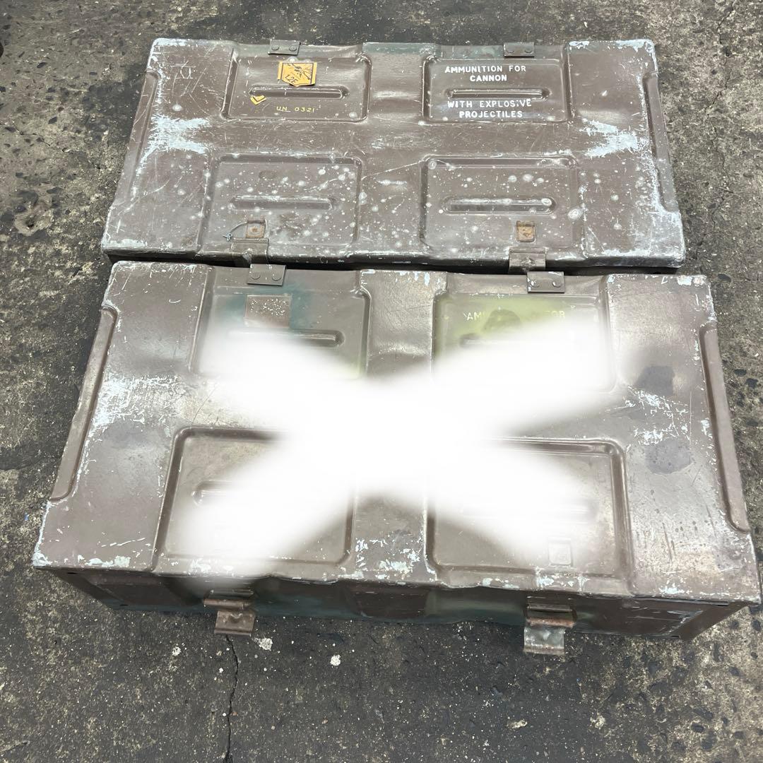 ミリタリー 金属製収納ボックス　アンモボックス