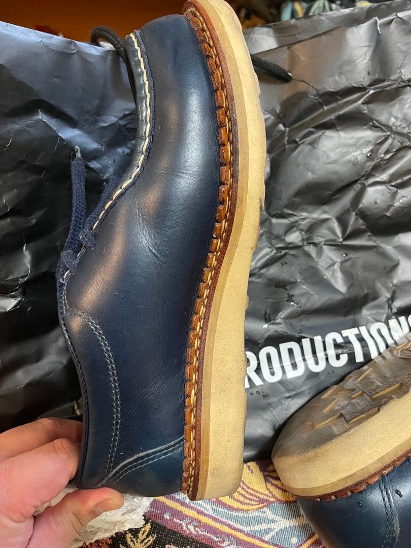 安藤製靴　チロリアンシューズ　ラッセル　レッドウイング　ウエスコ モカシン