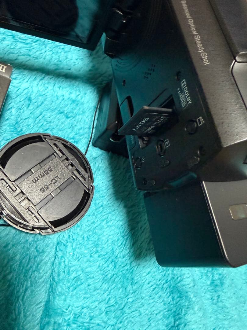 ブラックSONY FDR-AX45AビデオカメラSDカードTOUGH 128G他
