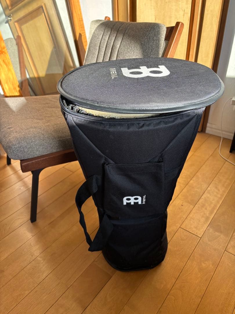 木製ジャンベ　マイネル　専用バッグ付き