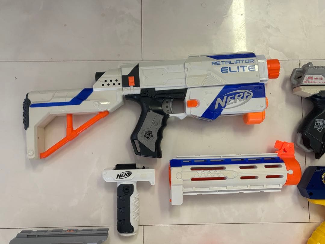 ナーフ6点セット中古　リタエイター　ストライクモジュラス　その他おまけ