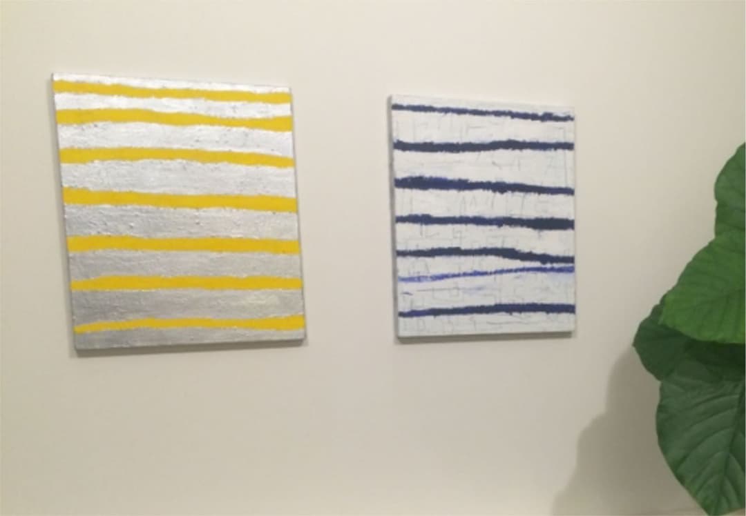 松林誠　油絵【朝の光】