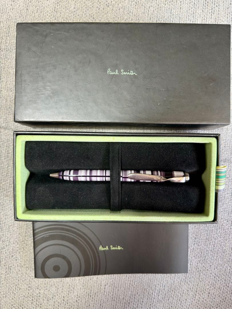 【希少】 ポールスミス ストライプ ボールペン CROSS Paul Smith