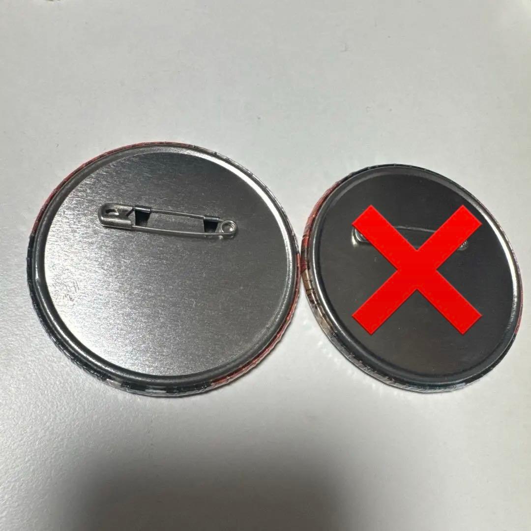 ジャンプ50周年展 家庭教師ヒットマンリボーン 白蘭 ザンザス 缶バッジ