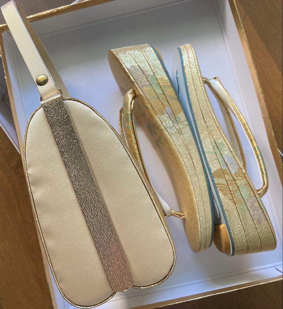 和装用バッグと草履セット 佐賀錦