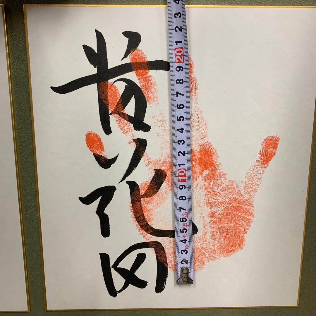 若乃花、貴乃花の若き！若花田、貴花田　サイン色紙