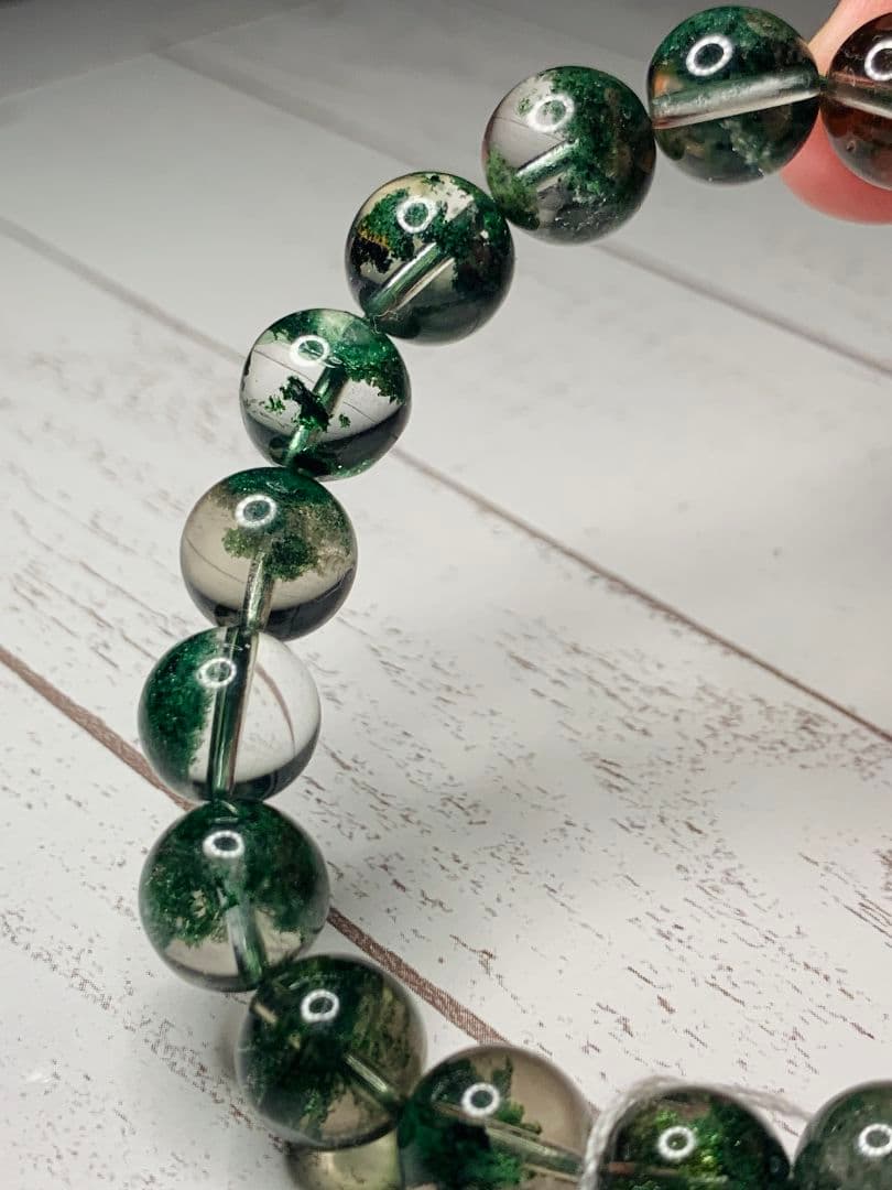 グリーンガーデンクォーツ 10ミリ K00688◆透明感◆