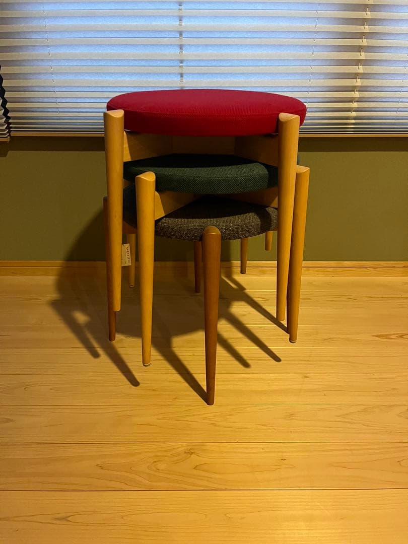 残り5脚！！ 日進木工製！スツール