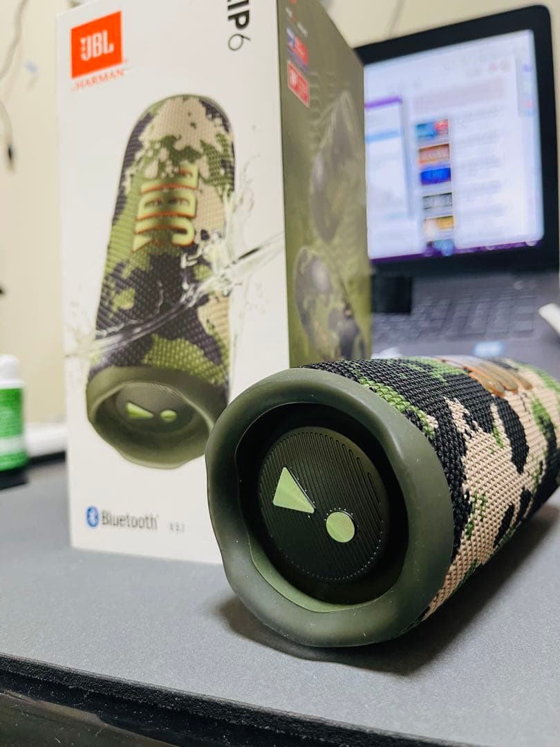JBL FLIP6 迷彩 ワイヤレススピーカー