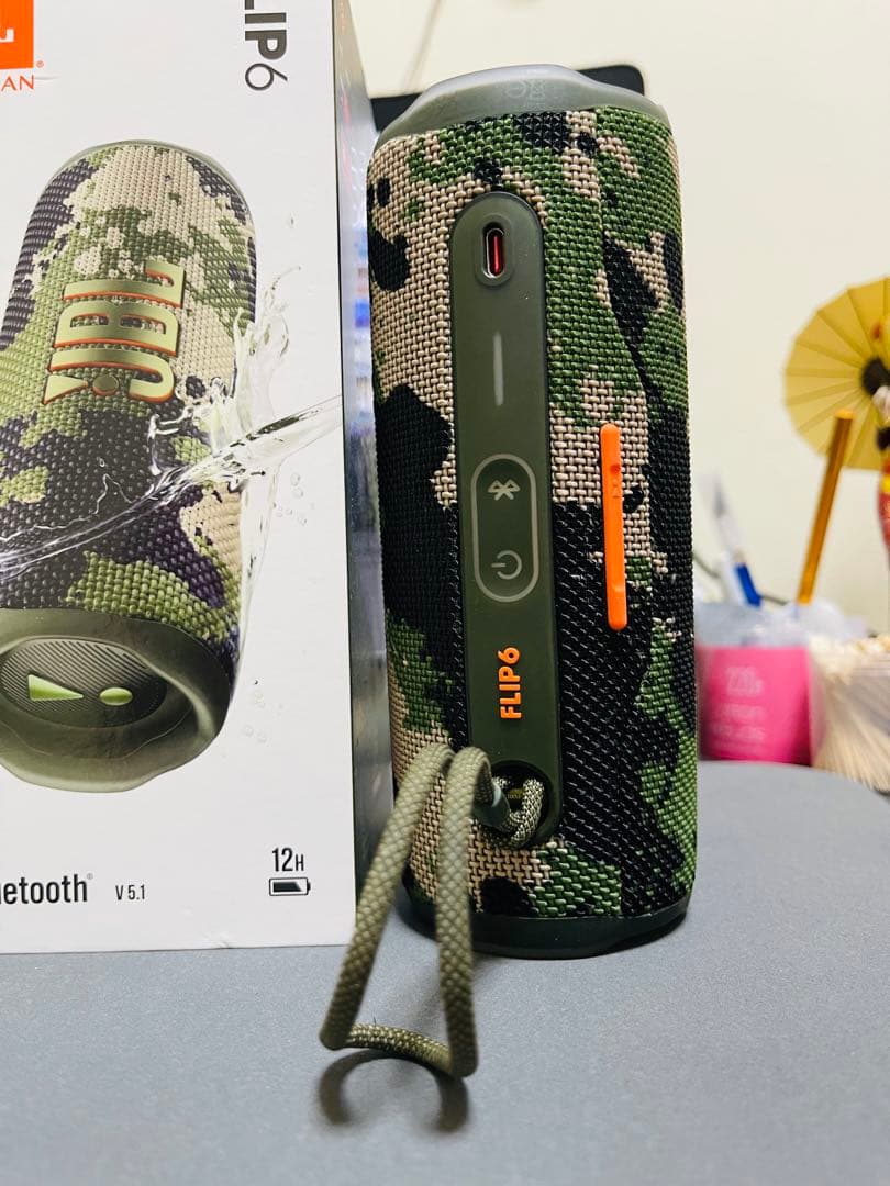 JBL FLIP6 迷彩 ワイヤレススピーカー