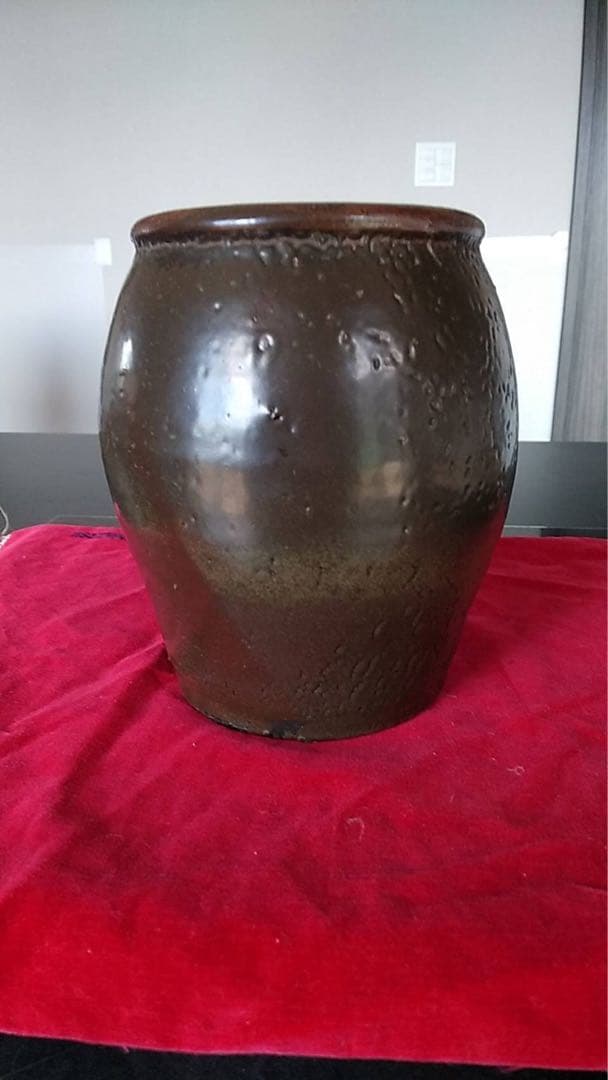 丹波焼　古美術、古丹波　黒丹波　水差し　茶道具　茶器　煎茶道具　古道具　雑器