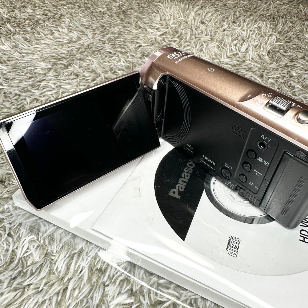 【美品】Panasonic　HC-V550M ビデオカメラ　ピンク　動作確認済