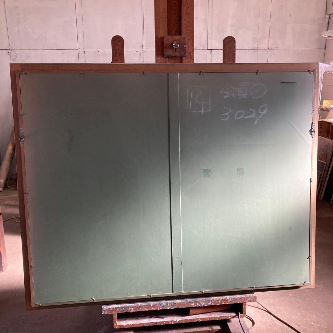 大型 F80号 油彩額縁 ゴールドフレーム 金装飾 埼玉県 川越市 引き取り可