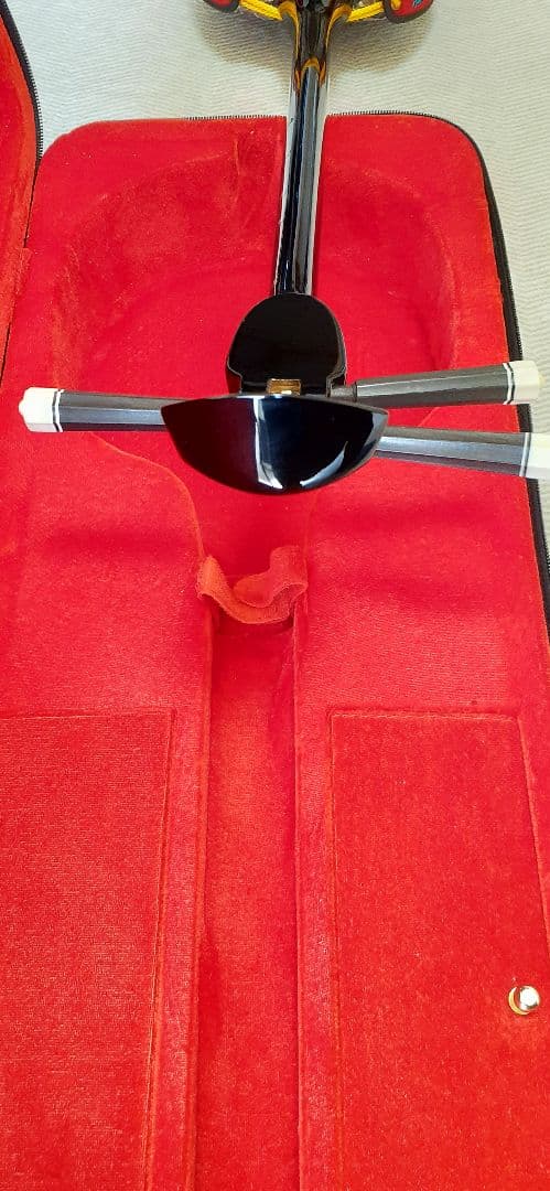 高級品沖縄三線豪華セット①☆ケース付属品多数☆両面本ヘビ革本蛇革リアルスネーク