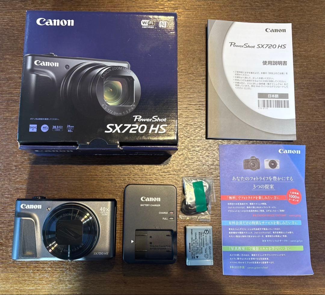 Canon PowerShot SX720 HS 本体　SDカード付
