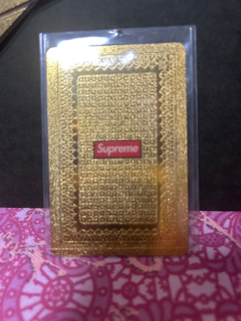 Supreme ゴールドトランプセット