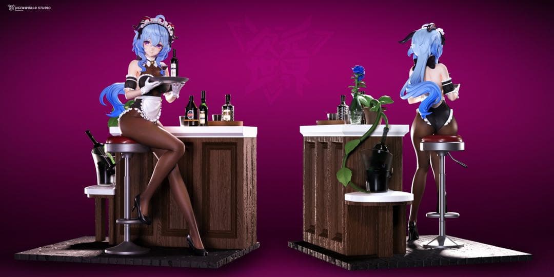 原神 甘雨 ＆刻晴 フィギュア ガレージキット 新品