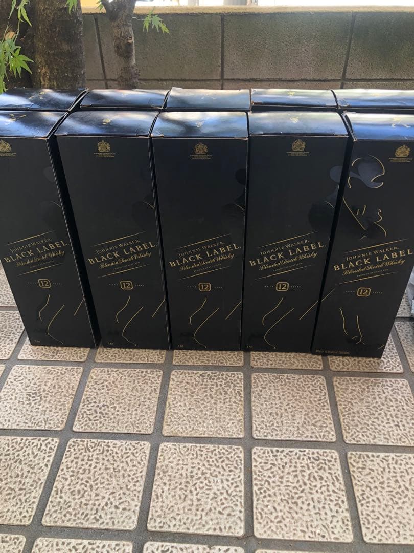 先代ジョニ黒ジョニーウォーカー ブラックラベル 12年 10本セット