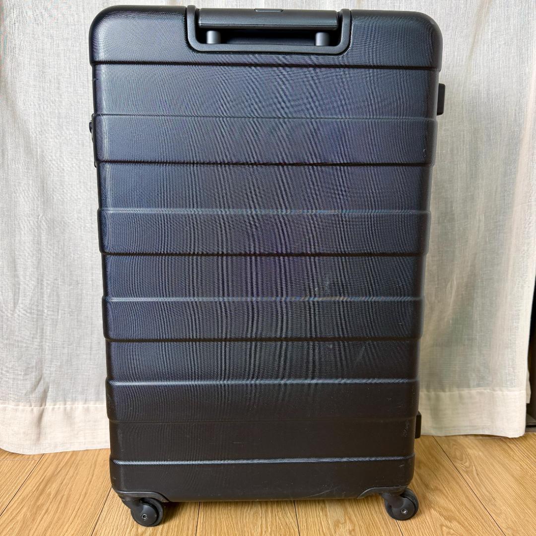 無印良品 キャリーケース バーを自由に調節できる ハード スーツケース 72L
