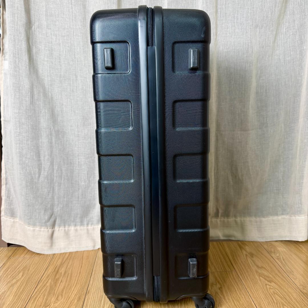 無印良品 キャリーケース バーを自由に調節できる ハード スーツケース 72L