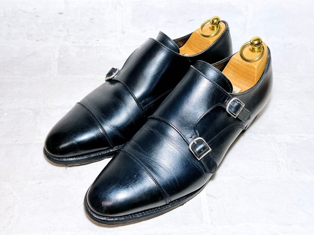 【美品】a piece of craftsman ダブルモンク 約28cm