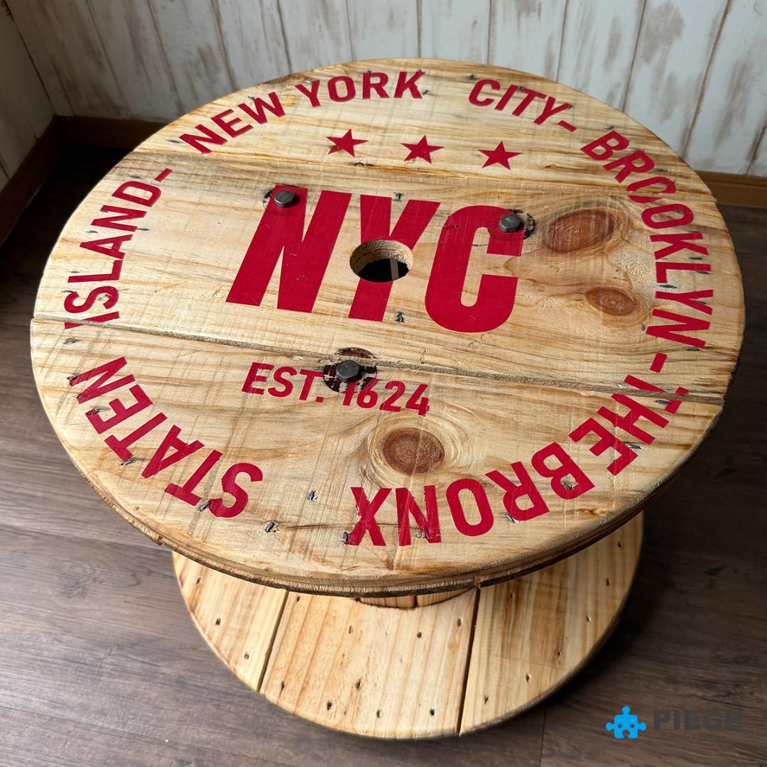 ケーブルドラム 電線ドラム テーブル アメリカン NYC-B 【受注製作】