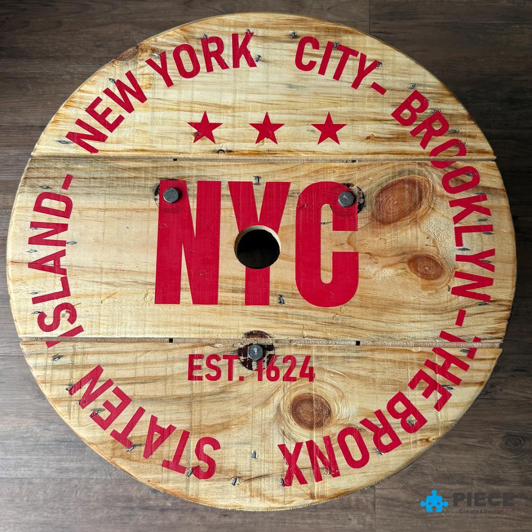 ケーブルドラム 電線ドラム テーブル アメリカン NYC-B 【受注製作】