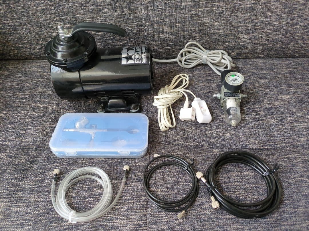 【即購入可·現状渡し】タミヤ エアーコンプレッサー SW-653