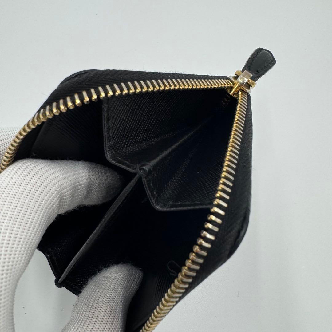 PRADA プラダ サフィアーノ レザー ケース ブラック シリアル 箱