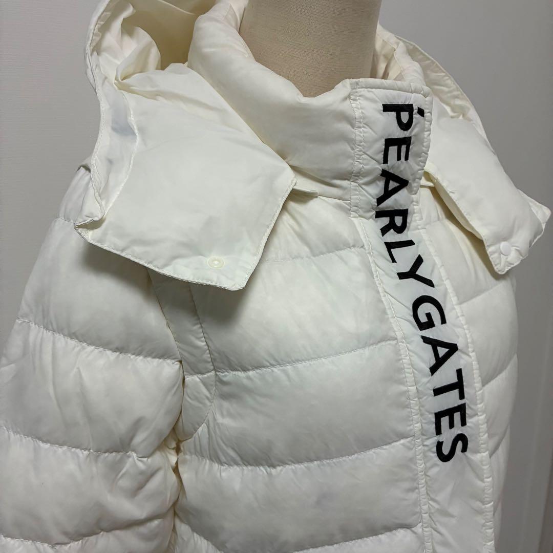PEARLY GATES レディースジャケット ホワイト　ダウン　2way 白