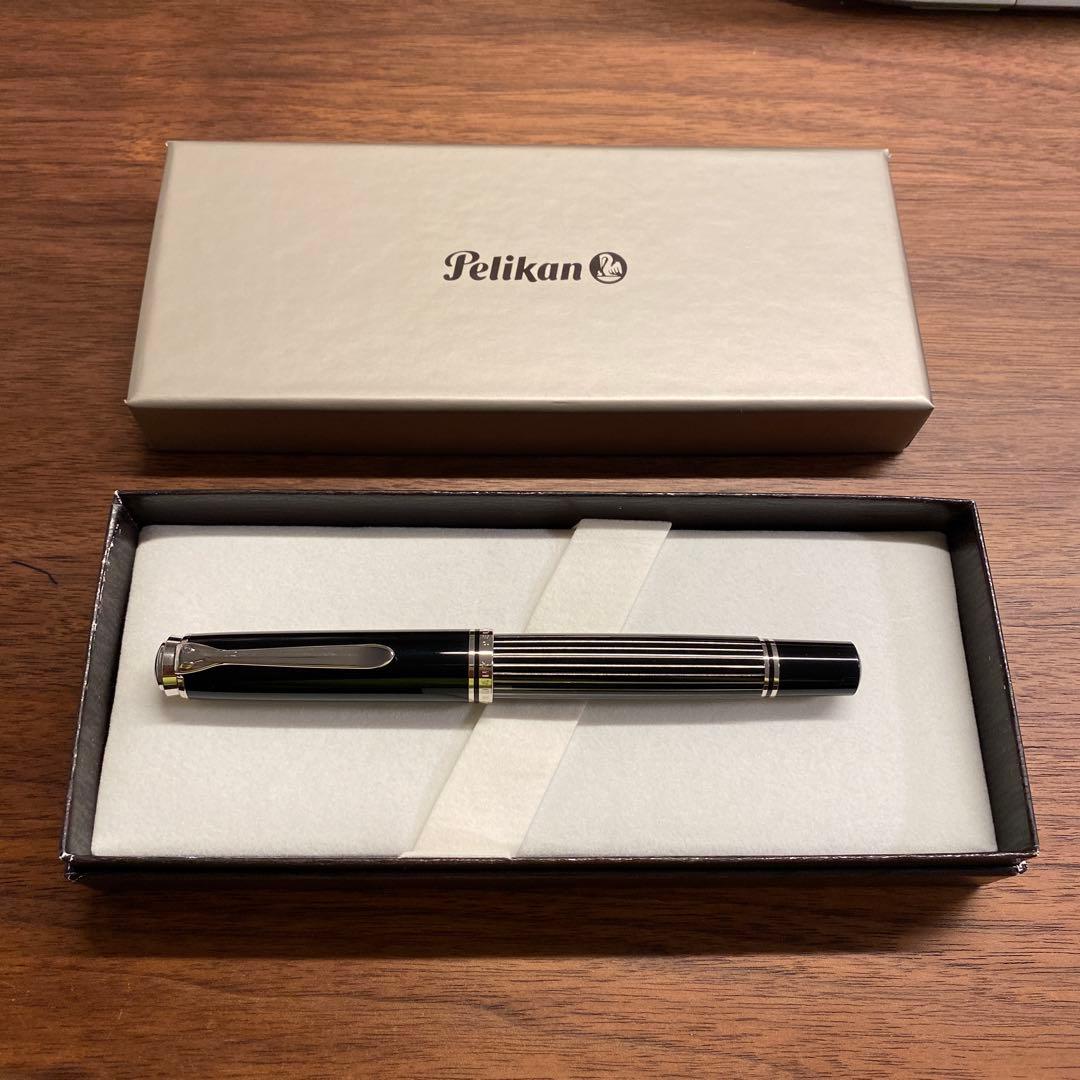Pelikan 万年筆 M815メタルストライプ