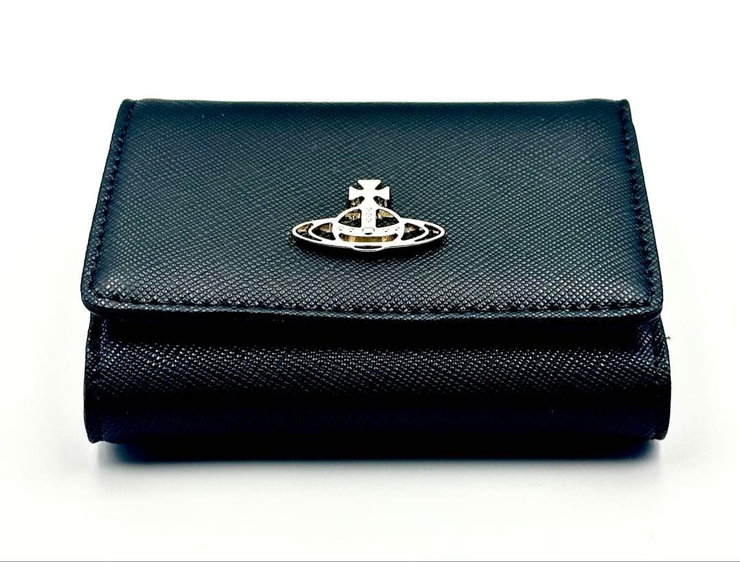 【♡新品未使用♡】Vivienne Westwood 三つ折り財布 ブラック 黒