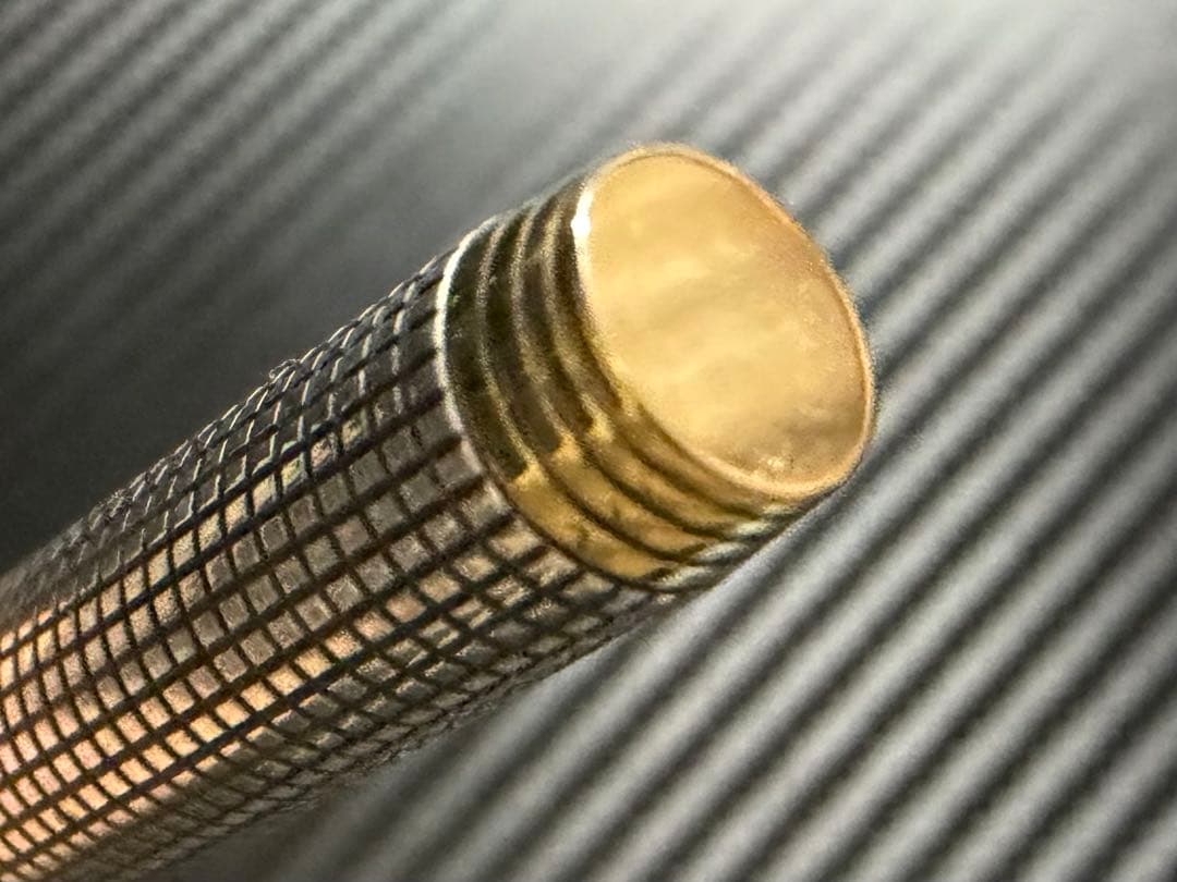 極美品 パーカー 75 シズレ スターリングシルバー フラットトップ F 万年筆