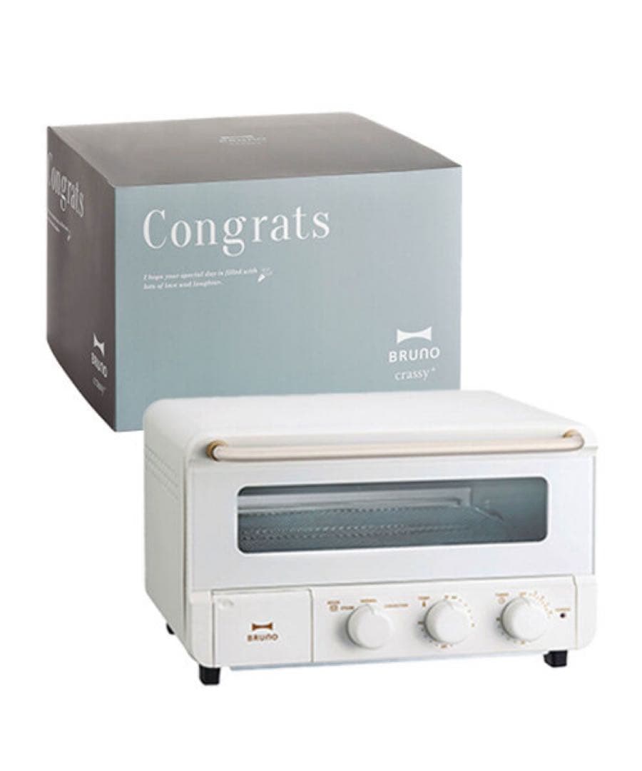 Bruno スチーム＆ベイク トースター ホワイト