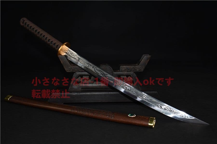 武具　刀装具　日本刀　模造刀 居合刀 柳葉曲げ刃