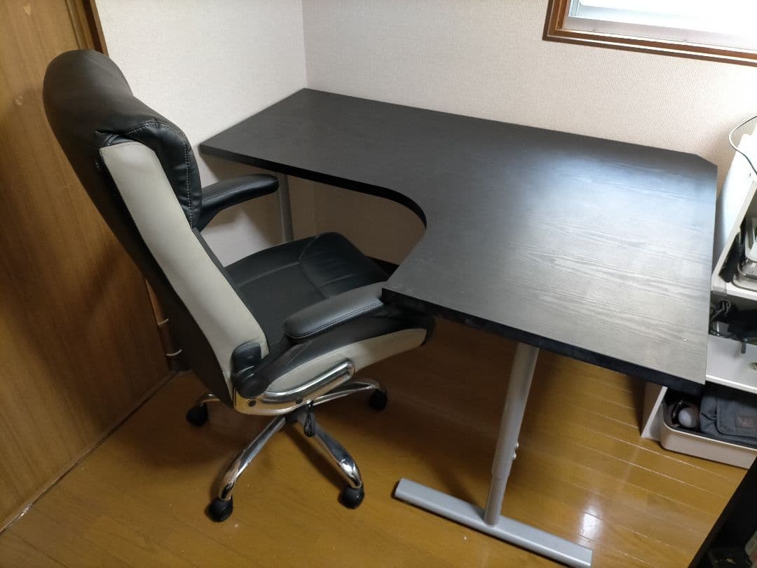 【手渡しのみ 解体可能】パソコンデスクとオフィスチェア