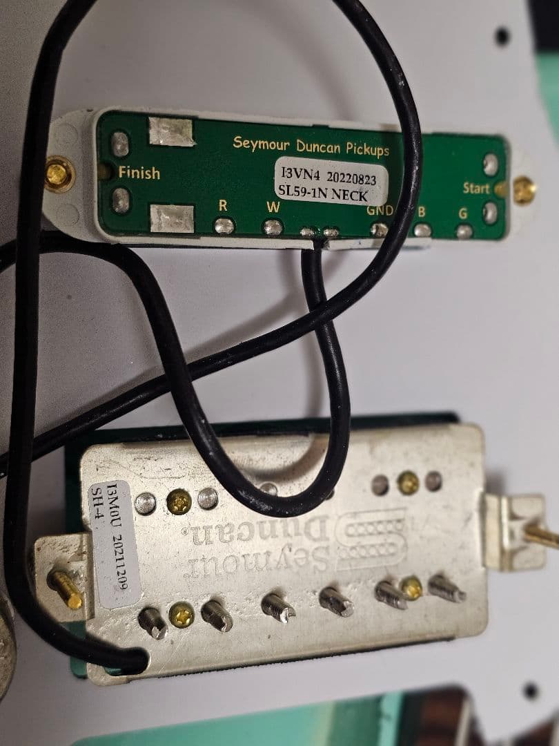 終了間近！【配線済ハイスペックパーツ】セイモアダンカンピックアップ（乗せ替え用）