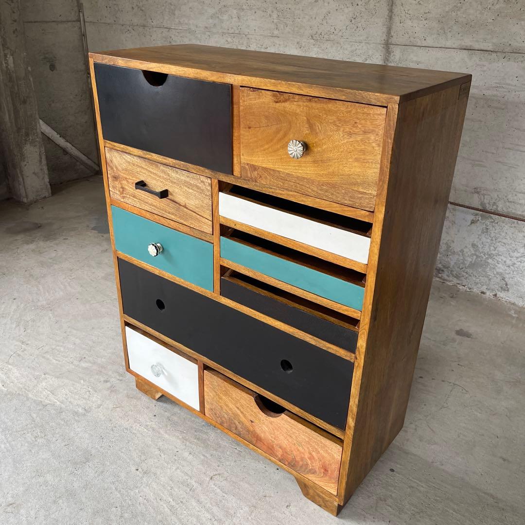 【廃番】美品　KARE ババロウ　10 Drawer ドレッサー　キャビネット