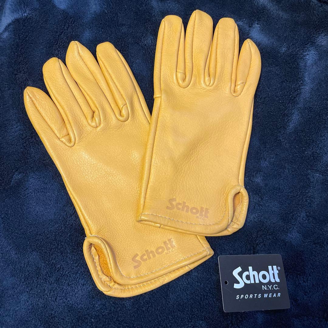 Schott ディアスキンレザーグローブ