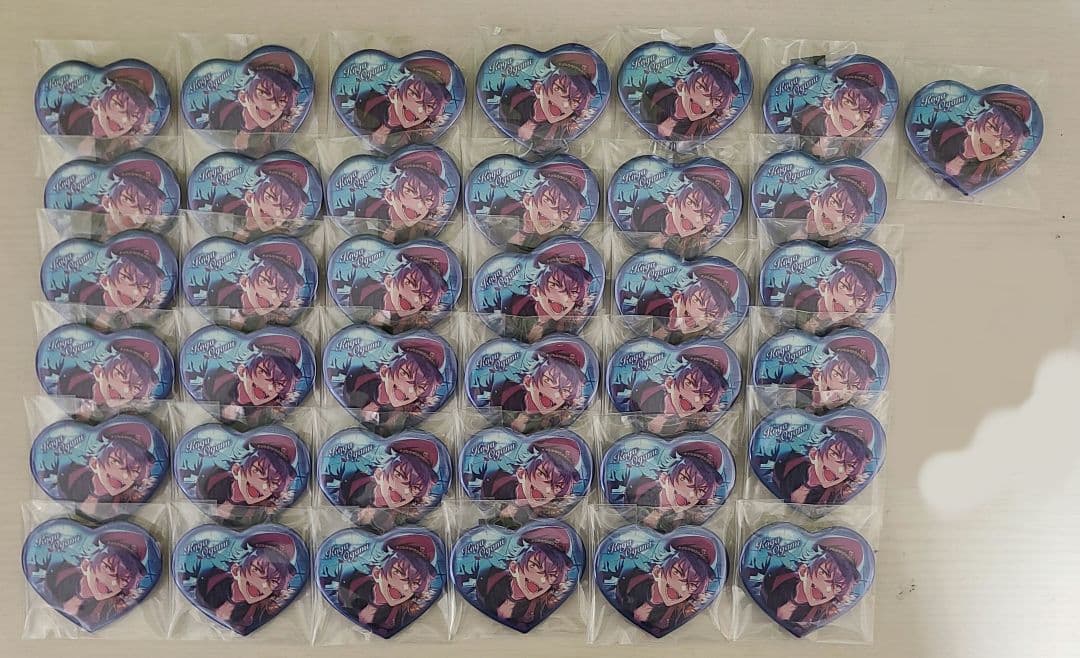大神晃牙 あんスタ ハート缶バッジ 48個 ビック缶バッジ