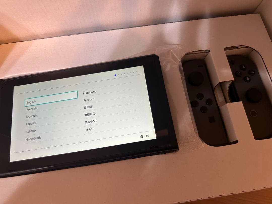 Nintendo Switch 本体 グレー コントローラー付き