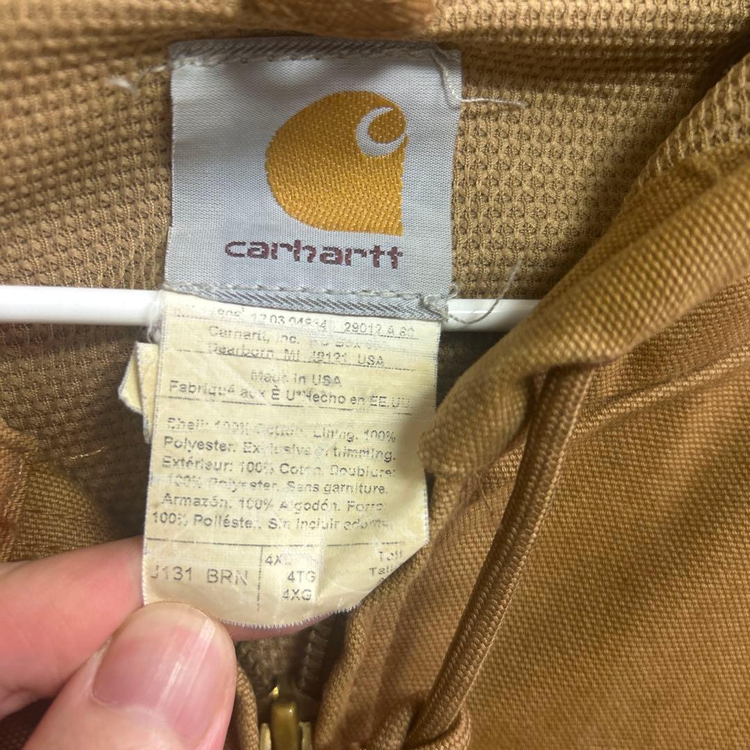 Carhartt ブラウン 4XL アクティブジャケット