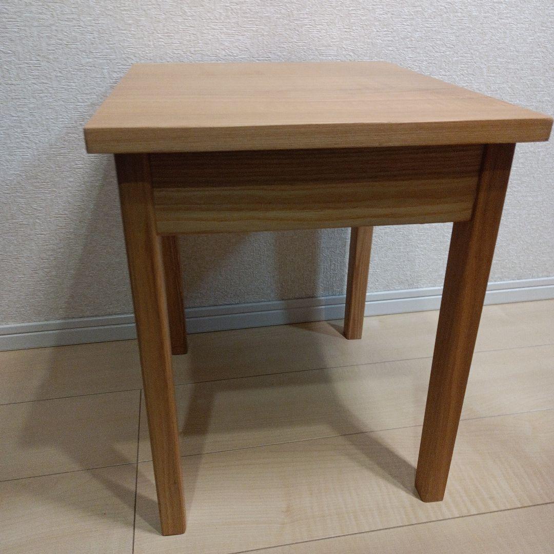 美品　激レア希少 廃盤品 無印良品 サイドテーブル 引き出し 良品計画 天然木