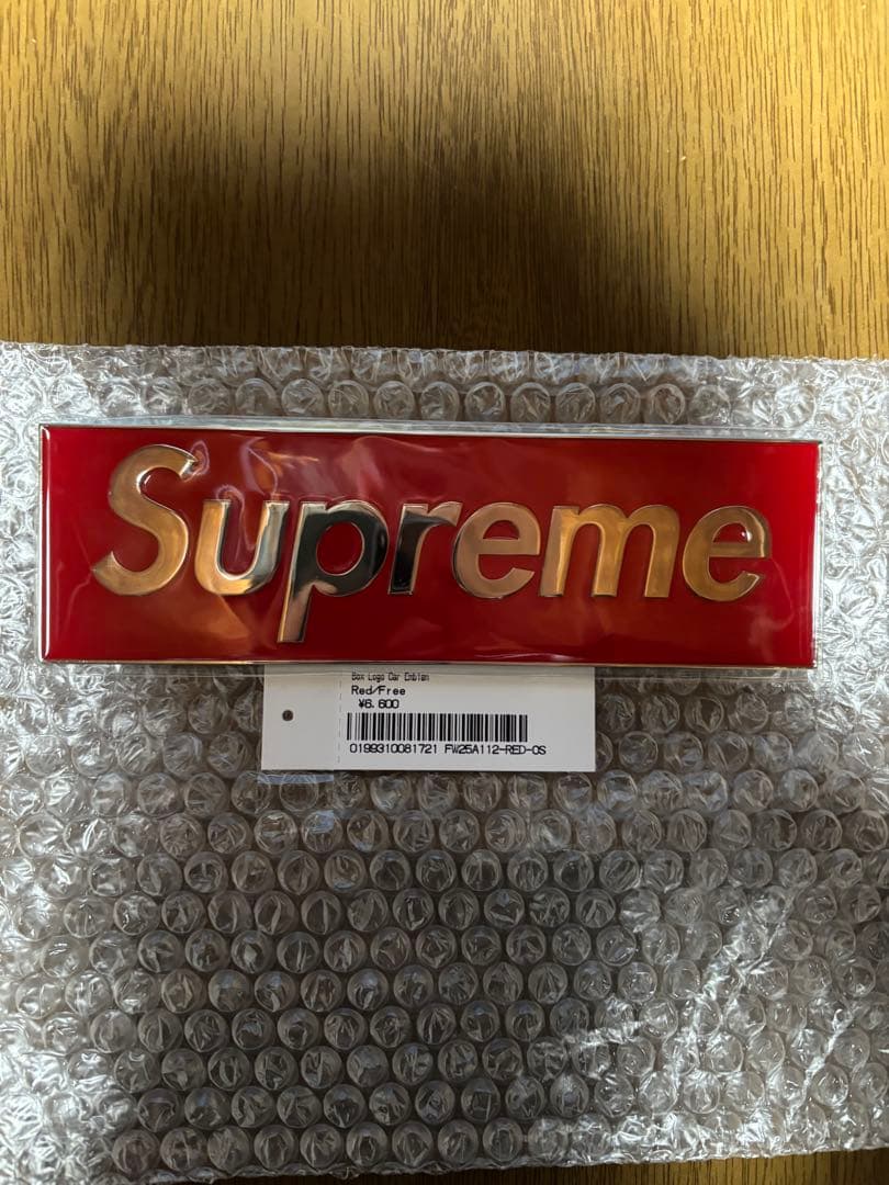 Supreme Box Logo Car Emblem ボックスロゴエンブレム