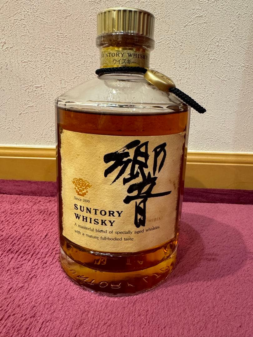 サントリー 響 HIBIKI ウイスキー 箱入りSH-01 金キャップ