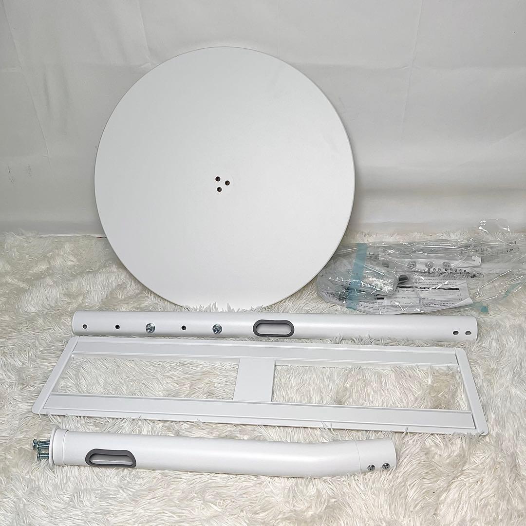 【美品】Lize リゼ キャスター付きテレビスタンド ホワイト