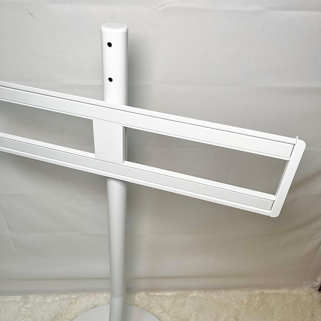 【美品】Lize リゼ キャスター付きテレビスタンド ホワイト