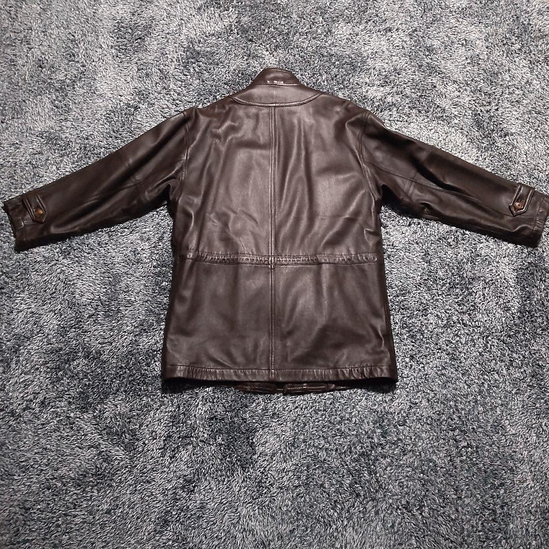 D'URBANレザーコート